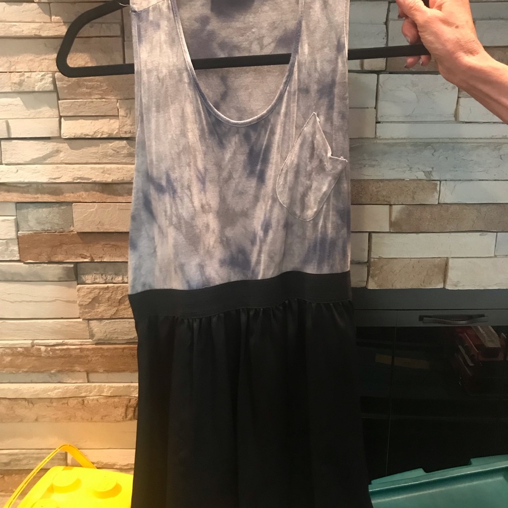 SOLD Tie dye dress , black skirt